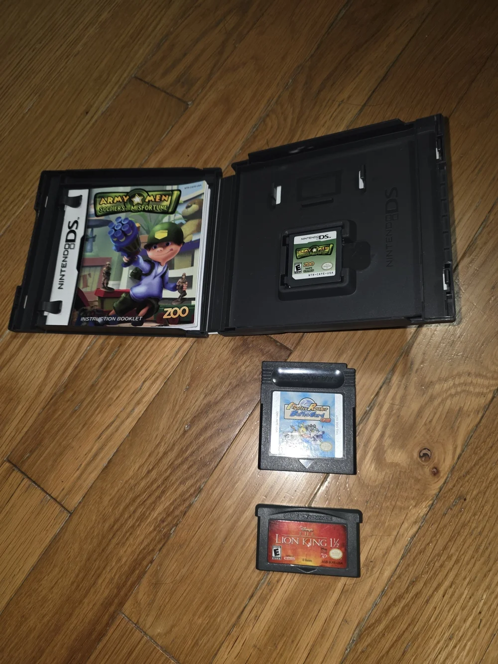 VINTAGE LOT GAMES Nintendo Advance DS Army Men Lion King 1 1/2 Army Men Lionking